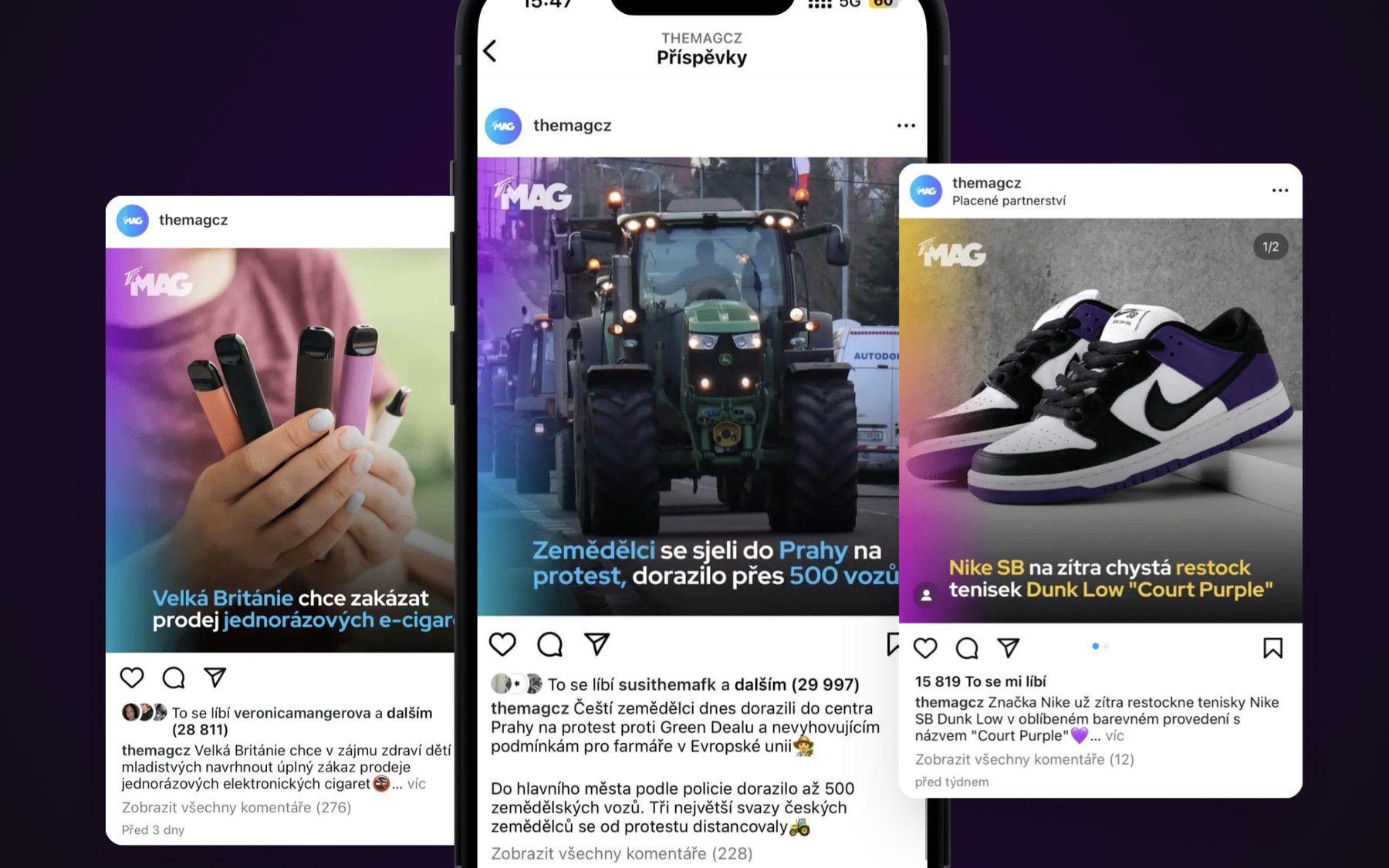 The Mag na Instagramu, 400 000 sledujících